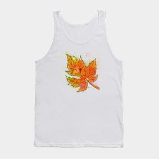 Fall maple leaf Tank Top